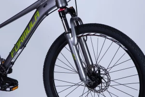 Велосипед AL 24" Formula ZEPHYR 3.0 DD CS рама-12" сірий з зеленим 2026