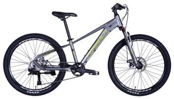 Велосипед AL 24" Formula ZEPHYR 3.0 DD CS рама-12" сірий з зеленим 2026