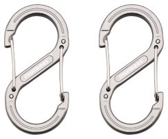 Munkees 3276 карабин Forged S 6 mm x 60 mm (пара) grey