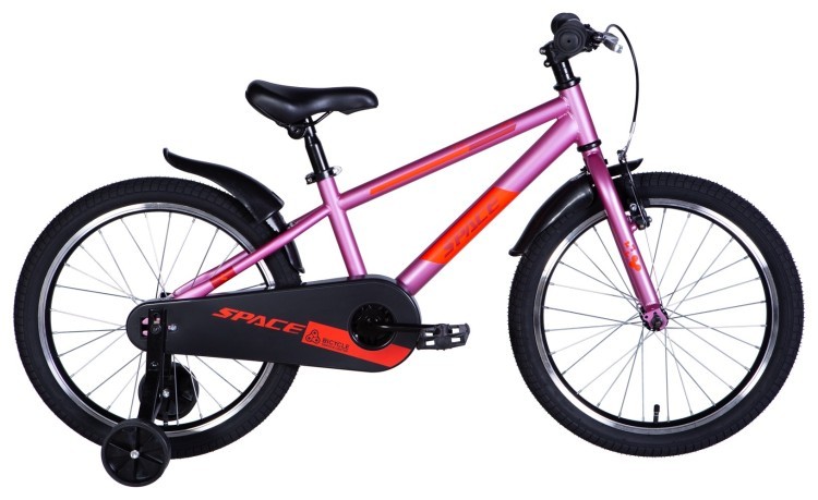 Велосипед ST 20" SPACE KID GEON BH рама-10" світло-рожевий 2024 крила, OPS-SK-20-004