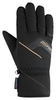 Ziener рукавички лижні Karion W black-gold art 6