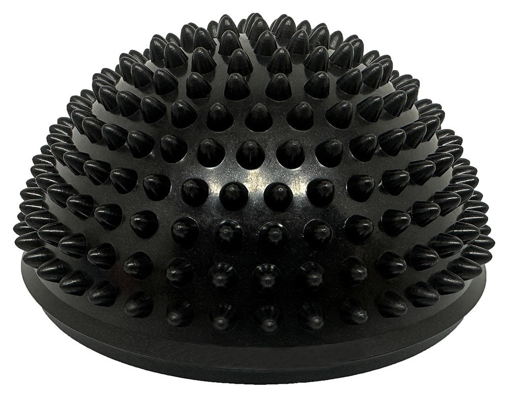 Полусфера массажная киндербол EasyFit 16 см мягкая черная, EFIT_EF-3001-BK