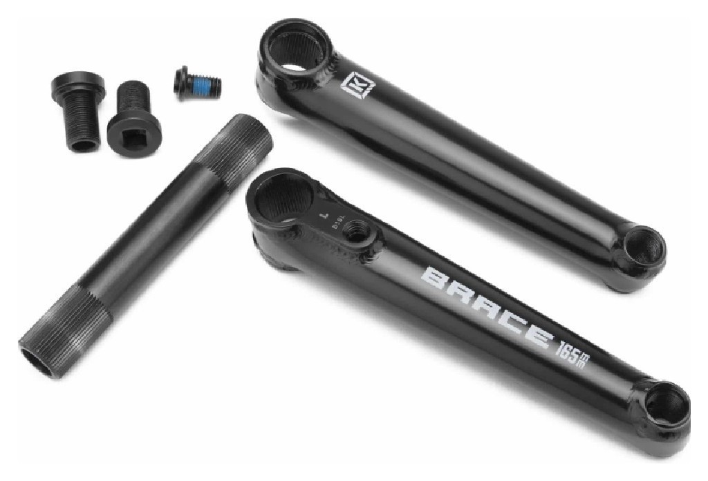 Шатуны KINK BMX Brace 175 мм. черные, VELD_K5520BLK175