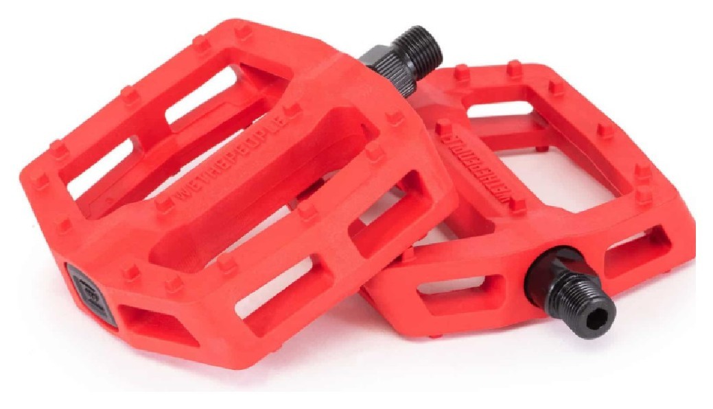 Педали WeThePeople LOGIC nylon/fibreglas 9/16" красные, VELD_4055822063944