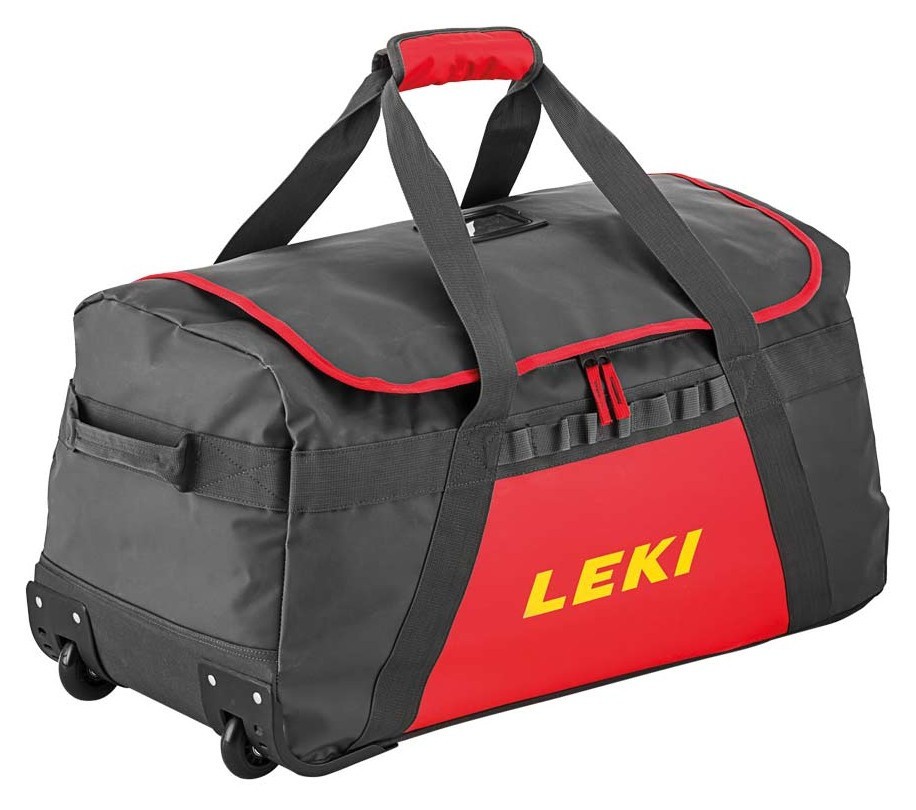 Сумка дорожная на колесиках Leki TROLLEY BAG 85 L Black/red (363110006), RCH_19403