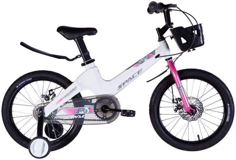 Велосипед MG 18" SPACE KID MOON DD рама-10" белый 2025, OPS-SK-18-021