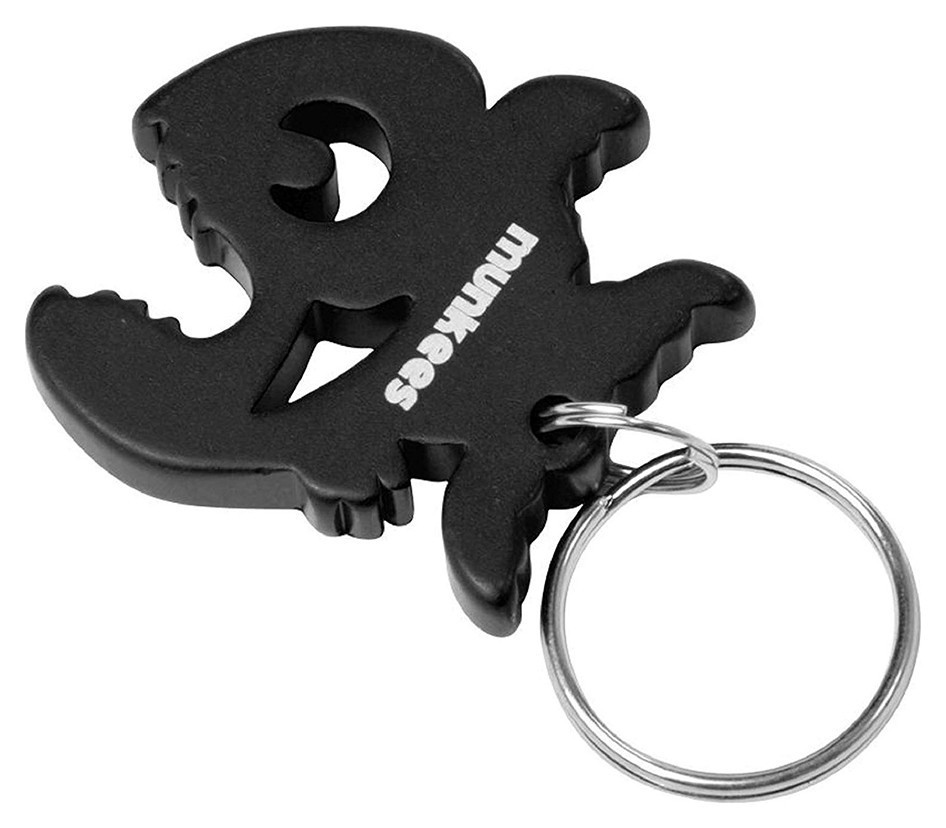 Munkees 3478 брелок-відкривачка Pyranha black, 3478-BK