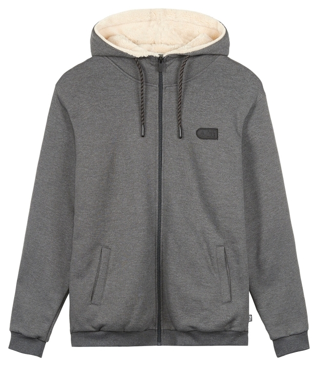 Толстовка жіноча Picture Organic Yinni Plush Hoody dark grey melange, MSW361B-XL