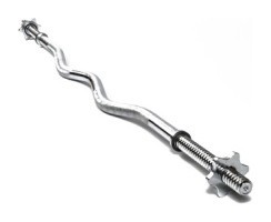 Гриф для штанги EasyFit W-подібний 1.2 м, Ø 25 мм