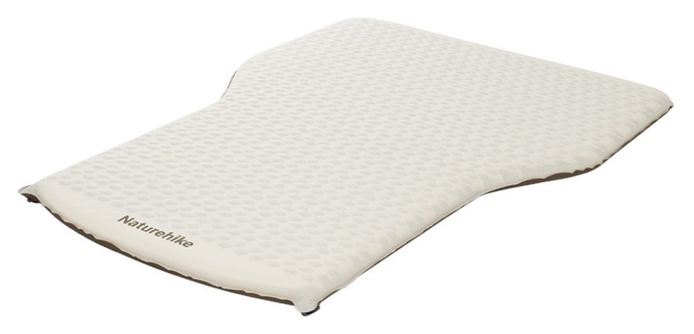 Матрац автомобильный кемпинговый двухместный Naturehike CNK2450WS010, 197х134х6,5 см светлый со встроенной помпой для надува, FNR_6976507663328