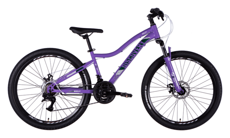 Велосипед ST 26" Discovery KELLY DD FR рама-14" фиолетовый 2025, OPS-DIS-26-630