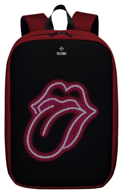 Рюкзак Sobi Pixel Max SB9703 Red с Pink экраном, SB9703_PK