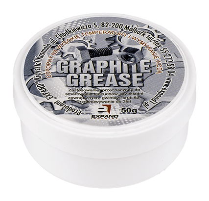 Мастило EXPAND GRAPHITE густе для метал. зєднань, баночка 50ml, GRE-002