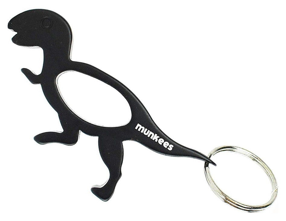 Munkees 3481 брелок-відкривачка T-Rex black, 3481-BK