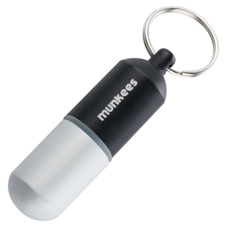 Munkees 3627 брелок Waterproof Capsule Large black, 3627-BK