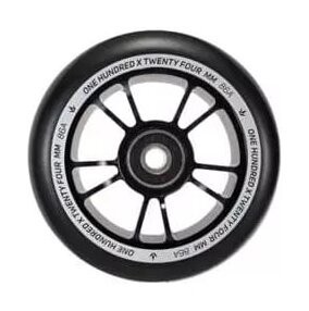 Колесо для трюкового самокату Blunt 10 Spokes Pro 100мм x 24мм - Black, FRD.047518