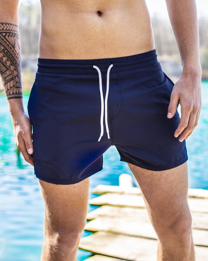 Плавательные шорты мужские темно-синие Pobedov Pool day BATAL, POB_00000009155
