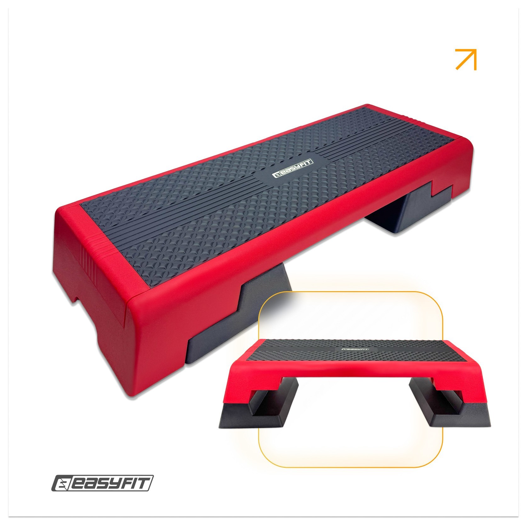 Степь для аэробики 3-ступенчатая EasyFit, EFIT_EF-0546