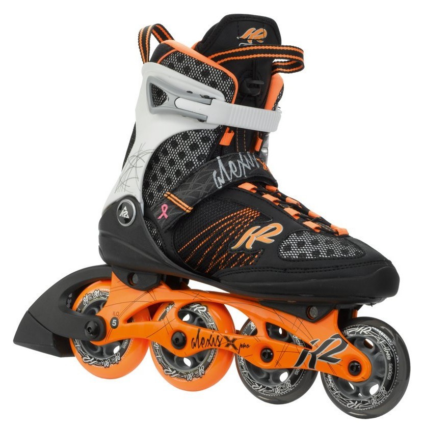 Роликові коньки для дорослих K2 ALEXIS X PRO W 38 (7.5US) 245мм Black/orange/white (3050101) O, RCH_22503
