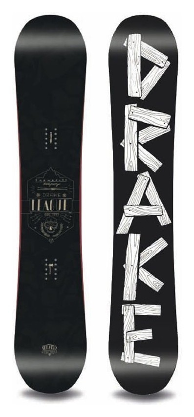 Сноуборд Drake LEAGUE 152 Black/white (76281007) O, RCH_20172