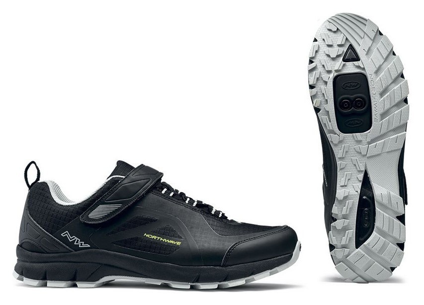 Туфли велосипедные Northwave ESCAPE EVO M 46 (13.0US) Black/green (80173010) O, RCH_18412