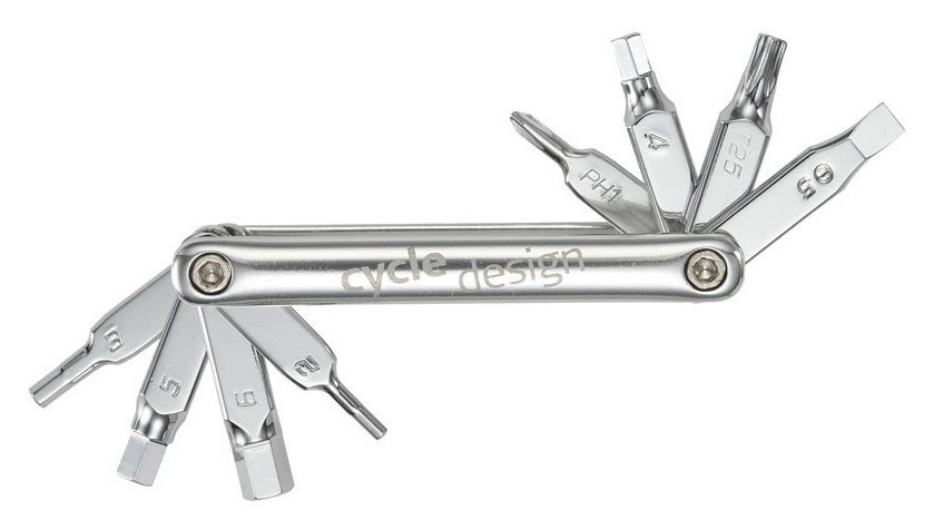 Мультитул складний для велосипеда Cycledesign THIN MINI-8 Nickel (TO0071), RCH_22837