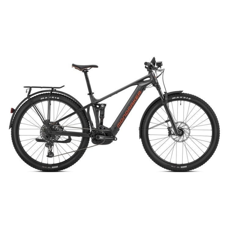 Електровелосипед MONDRAKER CHASER X 29" T-M, Graphite / Black / Orange (2023/2024), 10.23293