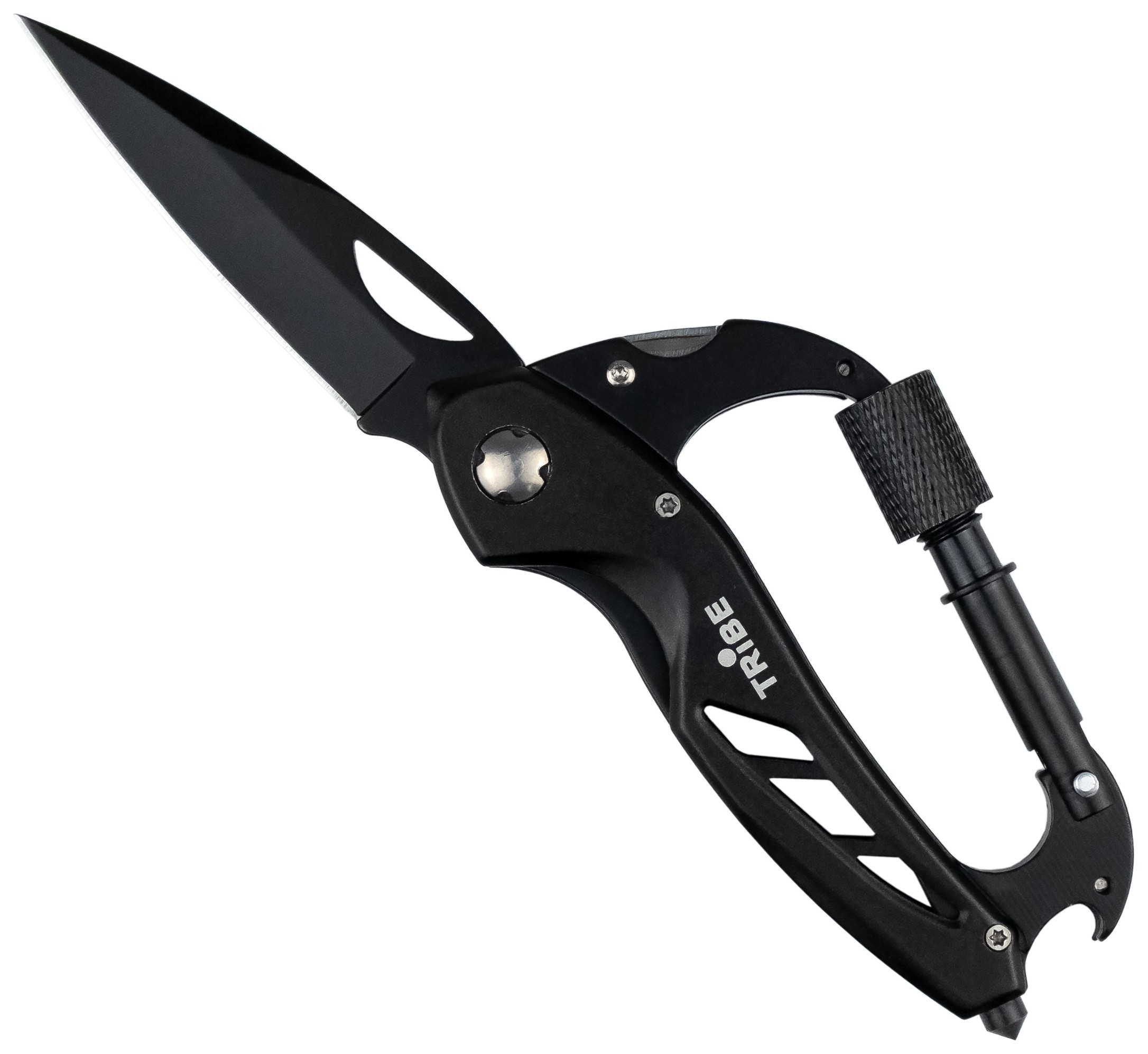 Ніж Tribe Carabiner Knife T-MG-0014-black, T-MG-0014-black