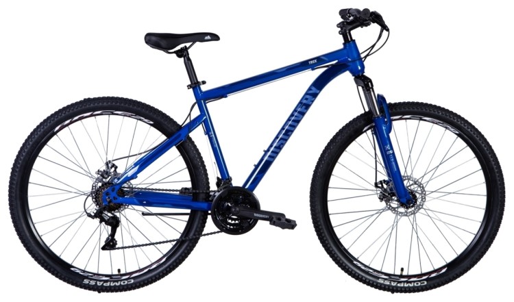Велосипед 29" Discovery TREK 2024 (синий), OPS-DIS-29-163