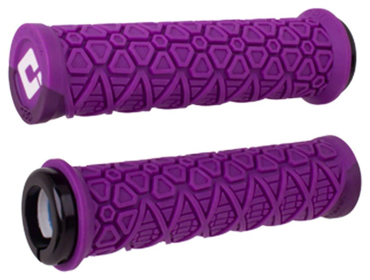 Гріпси ODI Vanquish, v2.1 Lock-On ,MTB , Closed End Purple/Met Purp w/Blk, OBOD_D33VSPR-B