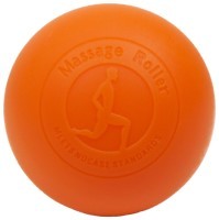 Массажный мячик EasyFit каучук 6.5 см оранжевый.