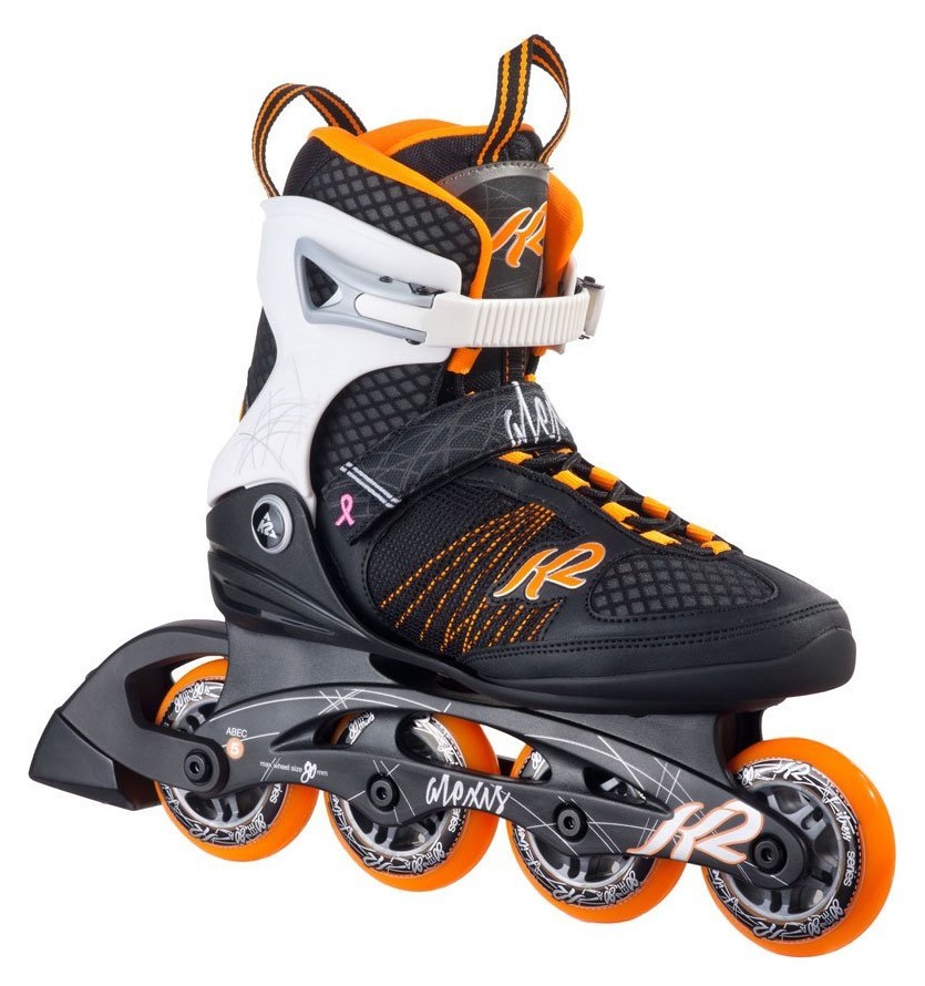 Роликовые коньки для взрослых K2 ALEXIS 80 W 38 (7.5US) 245мм Black/orange/white (30A0104), RCH_22498