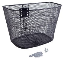 Кошик Сталь під болт і на рульову колонку 24" 330*240*260 мм без стійки чорний