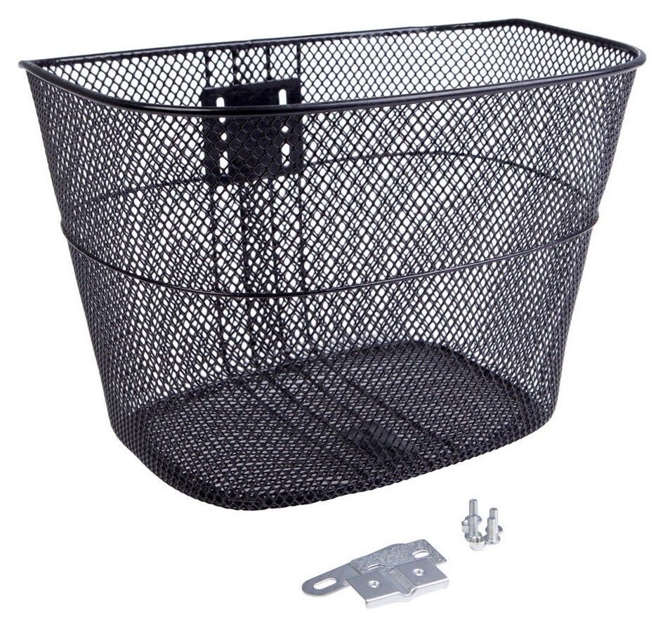 Кошик Сталь під болт і на рульову колонку 24" 330*240*260 мм без стійки чорний, BSKN-008