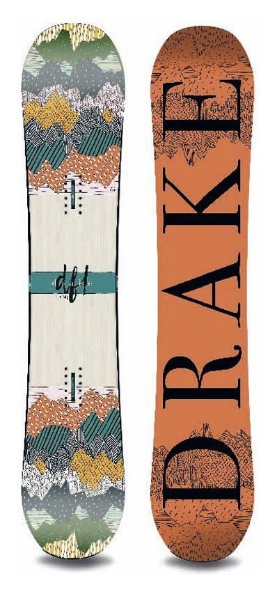 Сноуборд Drake DFL 145 Brown/multicolor (76281009), RCH_20167