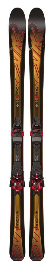 Ліжі гірські комплект K2 IKONIC 80+M3 12 TC 170см Black/red/gold (1050005.140.1+1051106.140.1), RCH_17751