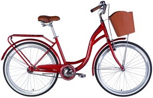 Велосипед ST 26" Dorozhnik AQUAMARINE BH рама-17" бордовий 2025