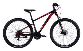 Велосипед ST 29" Discovery TREK DD FR рама-16" чорно-червоний 2025