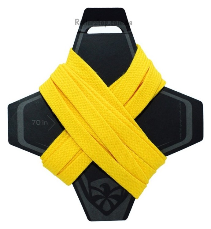 Шнурки для роликов Flying Eagle желтые, ROL_7637