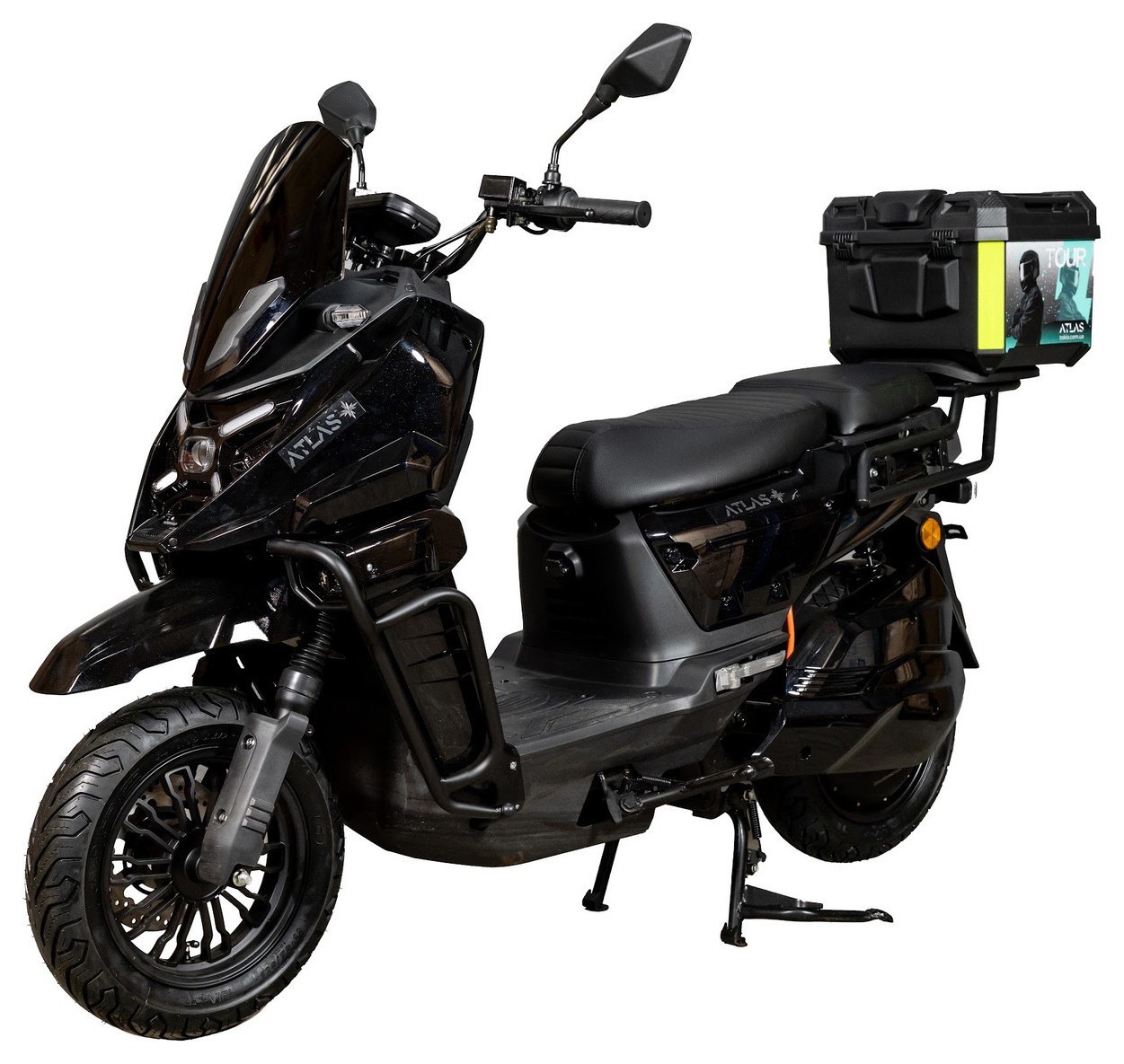Електроскутер ATLAS Tour Box Plus 2500W Black, TOK_3186