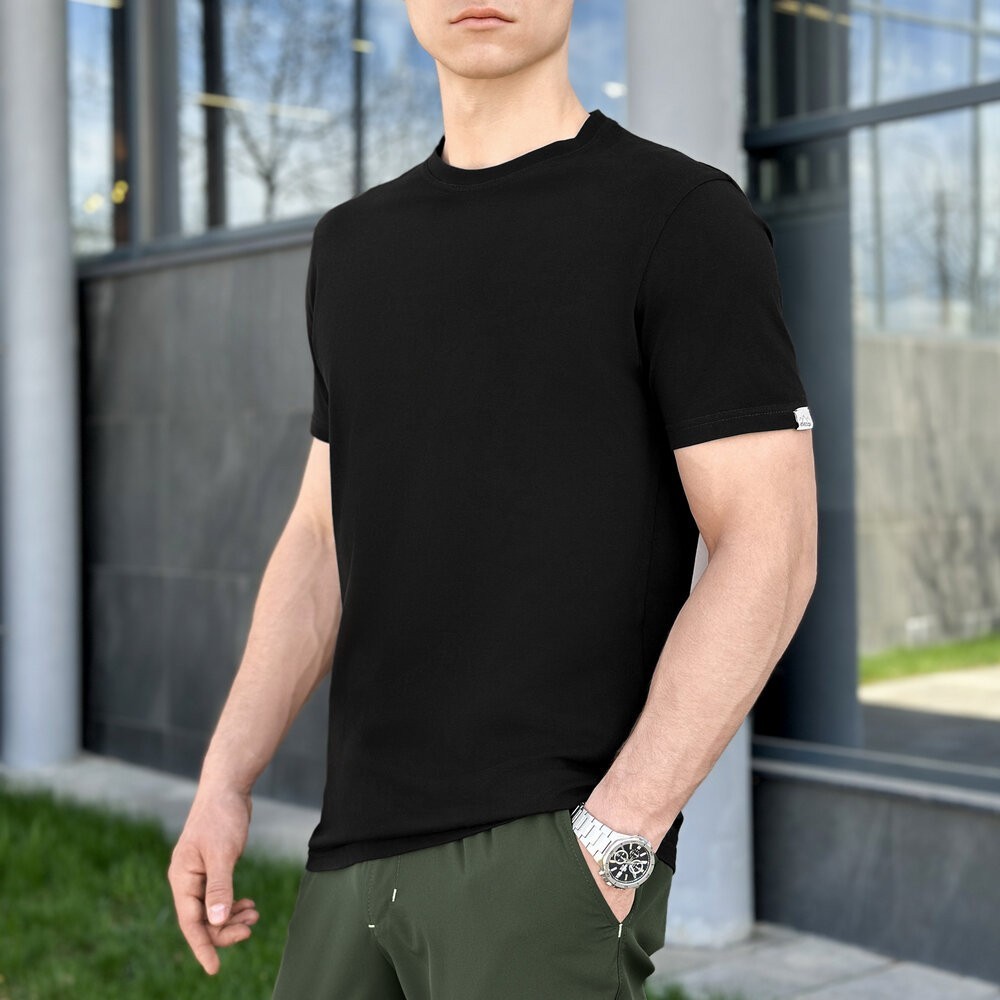 Чоловіча футболка бавовнян�� Pobedov Peremoga чорна, POB_00000003020