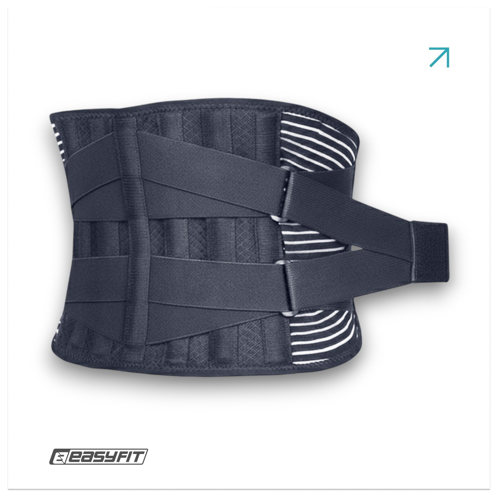 Пояс для спины с 4 ребрами жесткости EasyFit (M), EFIT_EF-0090-M
