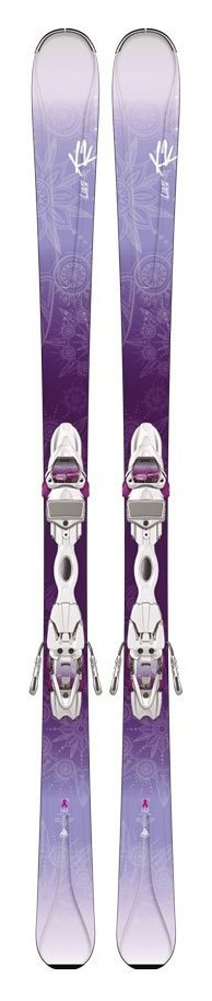 Ліжі гірські (комплект) K2 LUVIT 76+ER3 10 142см White/purple (1050405.141.1+1051109.141.2), RCH_16066