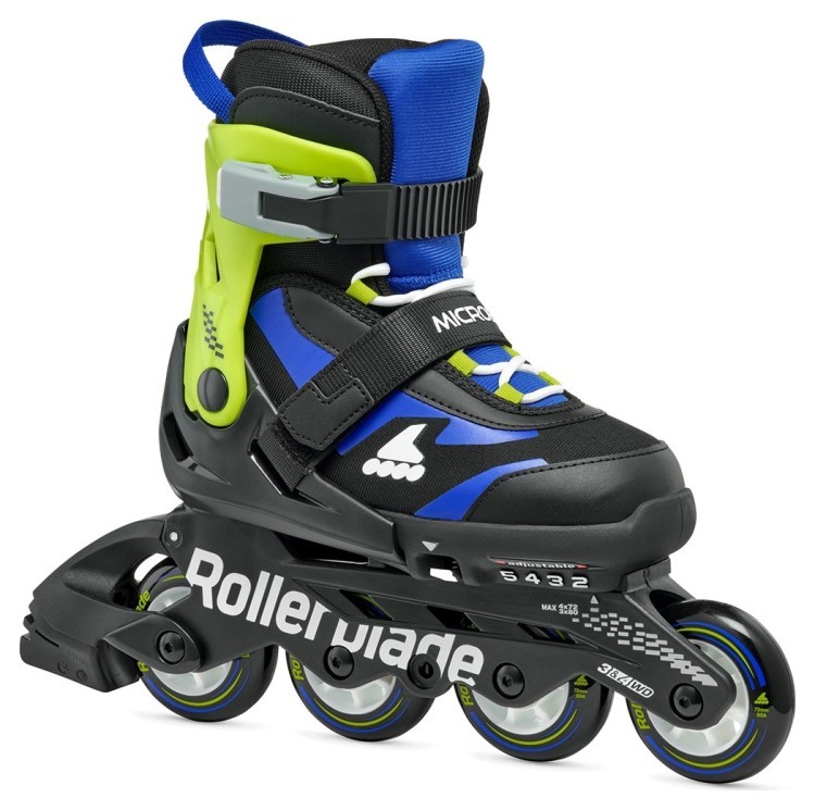 Ролики Rollerblade Microblade black-blue, 86B0751530-NF01-28-32