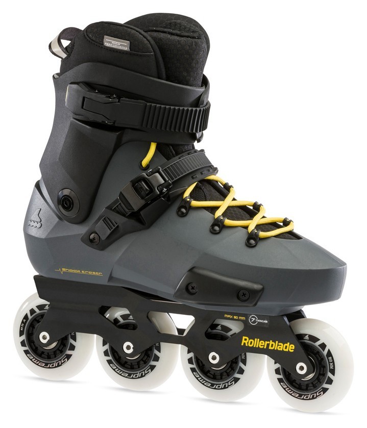 Роликові коньки для дорослих Rollerblade TWISTER EDGE M 41 (8.5US) 265мм Anthracite/yellow (07101300), RCH_10833