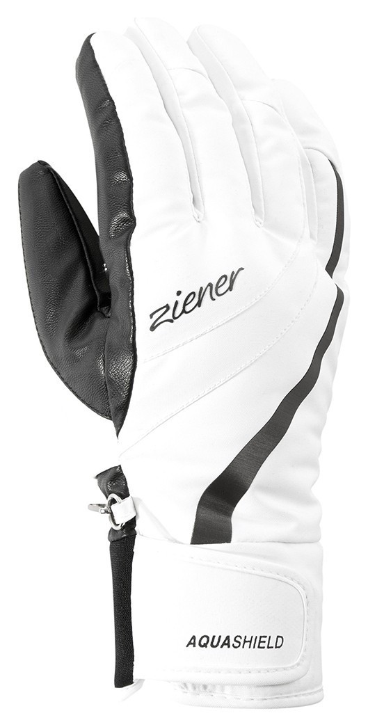 Ziener рукавички лижні Kitty W white 6, 113012-01-6