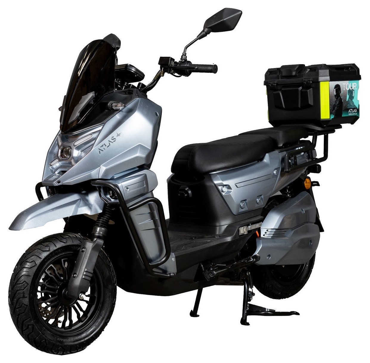 Електроскутер ATLAS Tour Box Plus 2500W Grey, TOK_3187