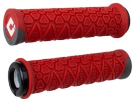 Гріпси ODI Vanquish, v2.1 Lock-On ,MTB , Closed End Red/Grph w/Blk
