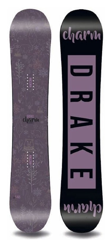 Сноуборд Drake CHARM 145 Black/violet (76281011), RCH_20162