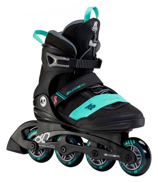 Роликові коньки для дорослих K2 ALEXIS 80 PRO W 36 (6.0US) 230мм Black/blue (30F0144.1.1), RCH_19343
